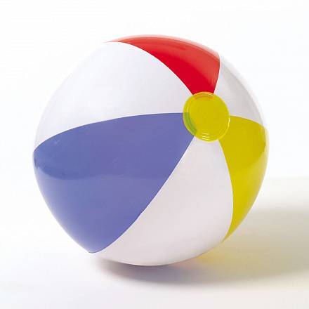 Надувной мяч – Цветные дольки, диаметр 51 см. 